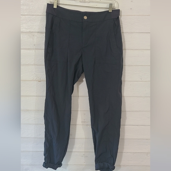 Athleta gray Pants Womens Trekkie Jogger 2.0 Hiking size 8 - Picture 2 of 8